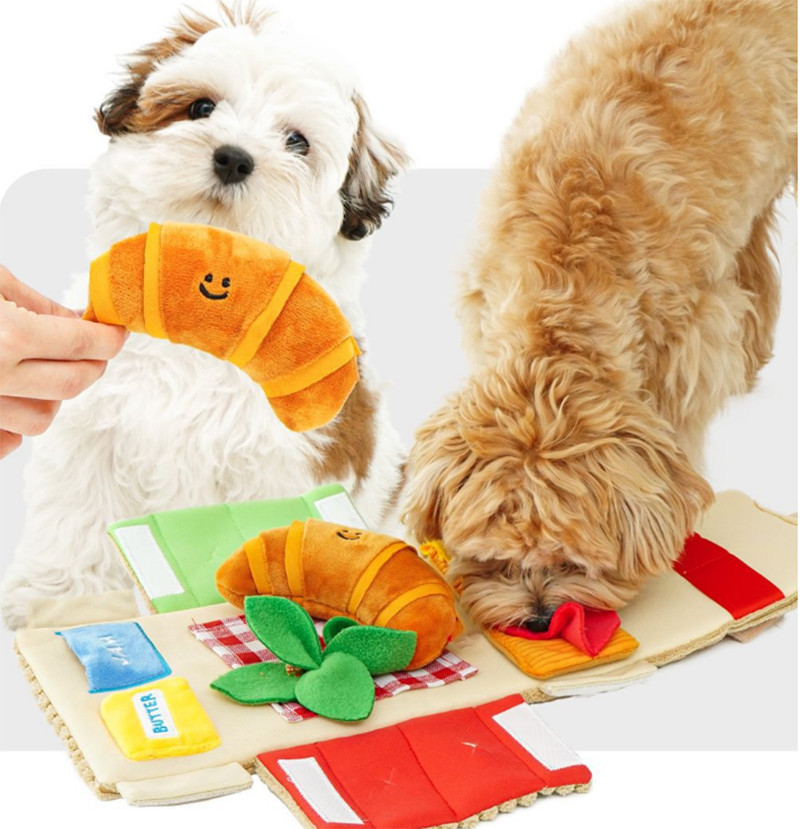 Korean-Style Picnic Croissant  - مراجعة Dog Treat Puzzle Toy وسعره