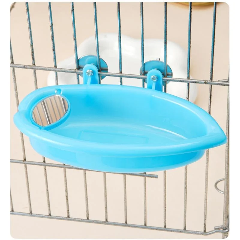 Mirrored Bird Bath Pet Cage Ba - مراجعة Bird Cage Parrot وسعره