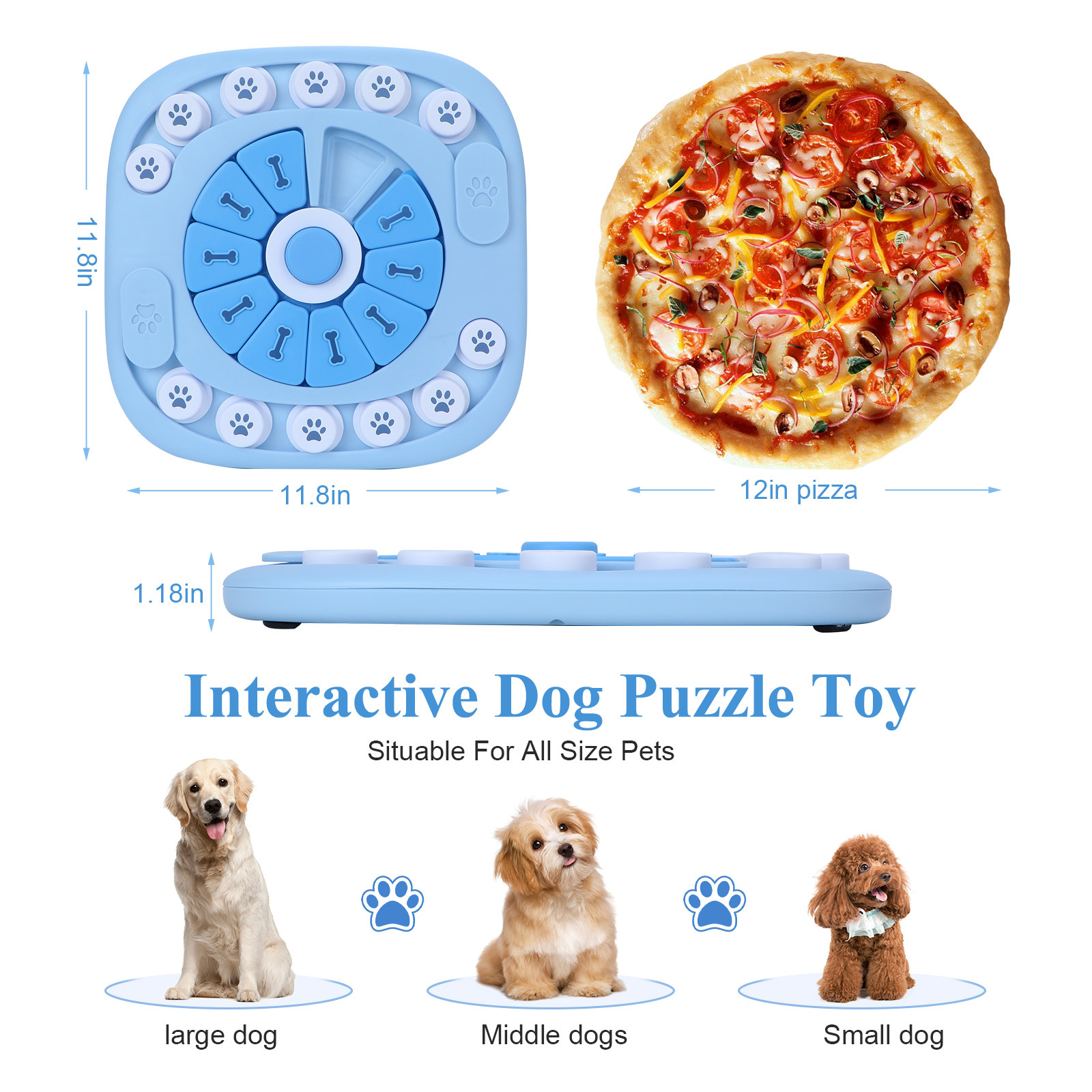 Dog Puzzle Toys Interactive Tr - مراجعة Dog Treat Puzzle Toy وسعره