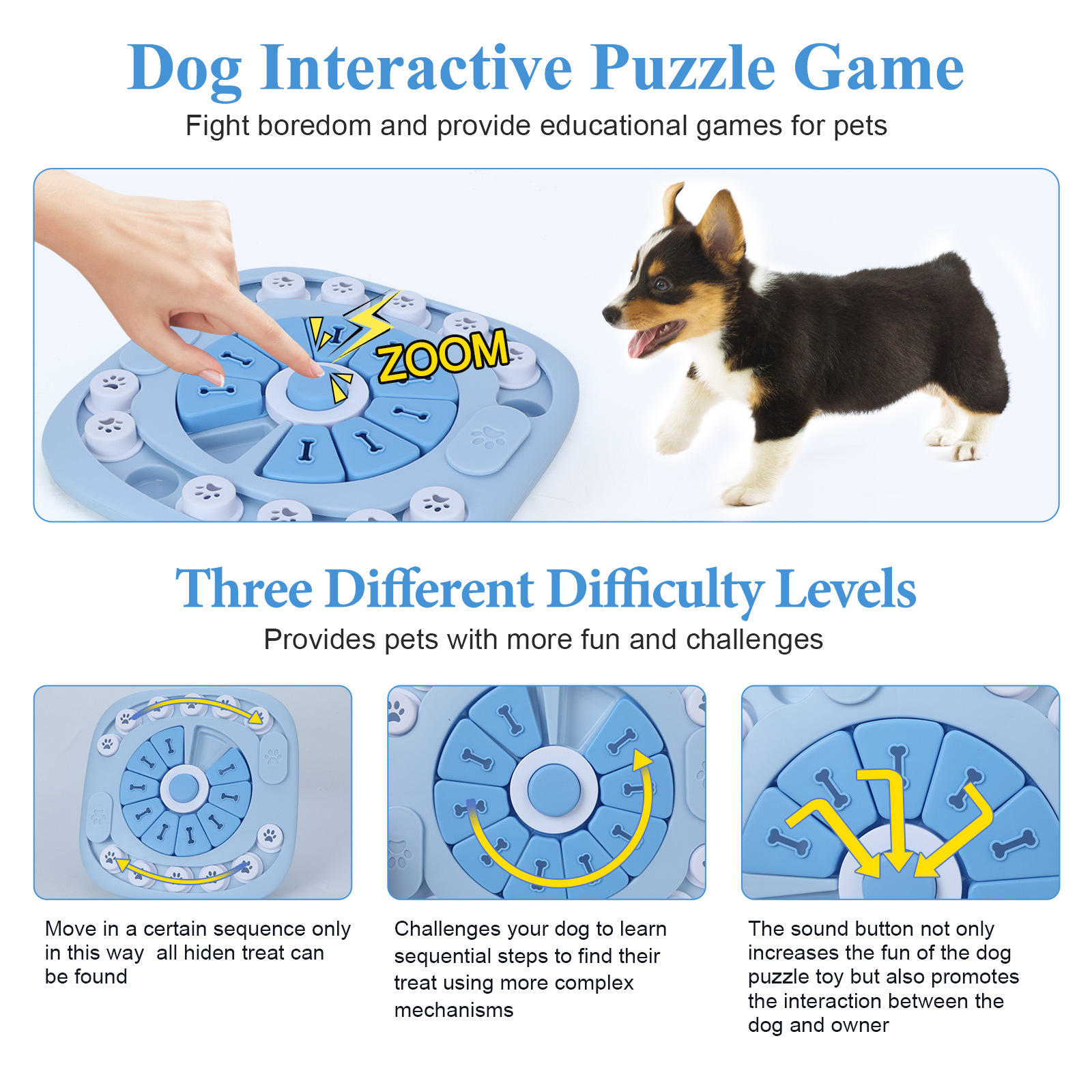 Dog Puzzle Toys Interactive Tr - مراجعة Dog Treat Puzzle Toy وسعره