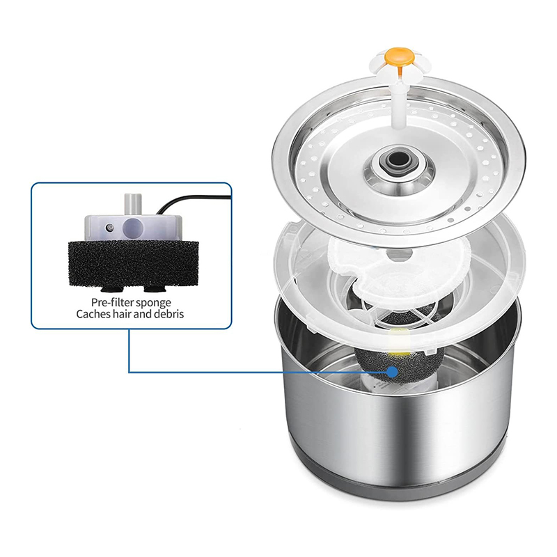 4PCS Pet Fountain Filter Pet W - مراجعة Cat Water Fountain Filter وسعره