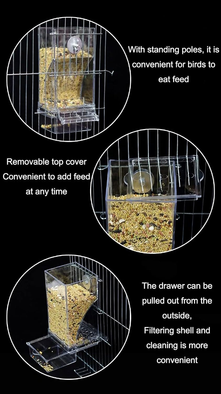 No Mess Bird Feeder for Cage,  - مراجعة Bird Cage Parrot وسعره