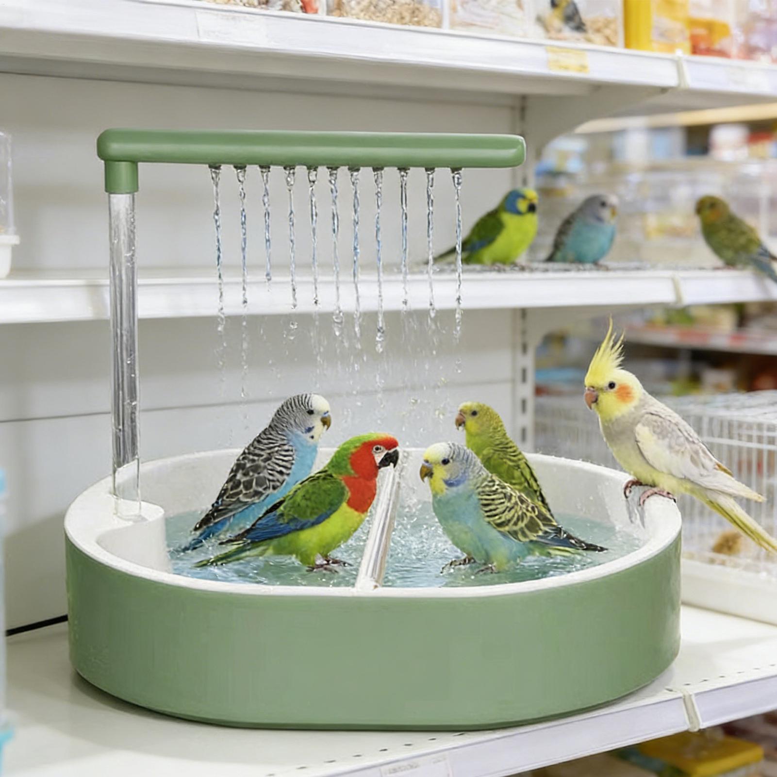 Automatic Bird Bath For Cage U - مراجعة Bird Cage Parrot وسعره