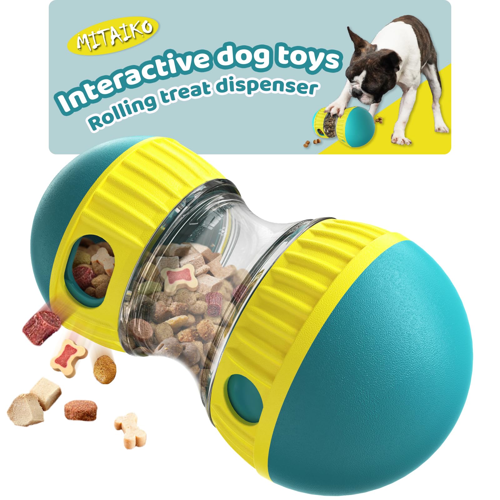 Dog Toys & Adjustable Slow Fee - مراجعة Dog Treat Puzzle Toy وسعره