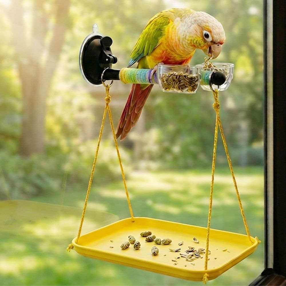 Colorful Bird Swing Hammock In - مراجعة Bird Cage Parrot وسعره