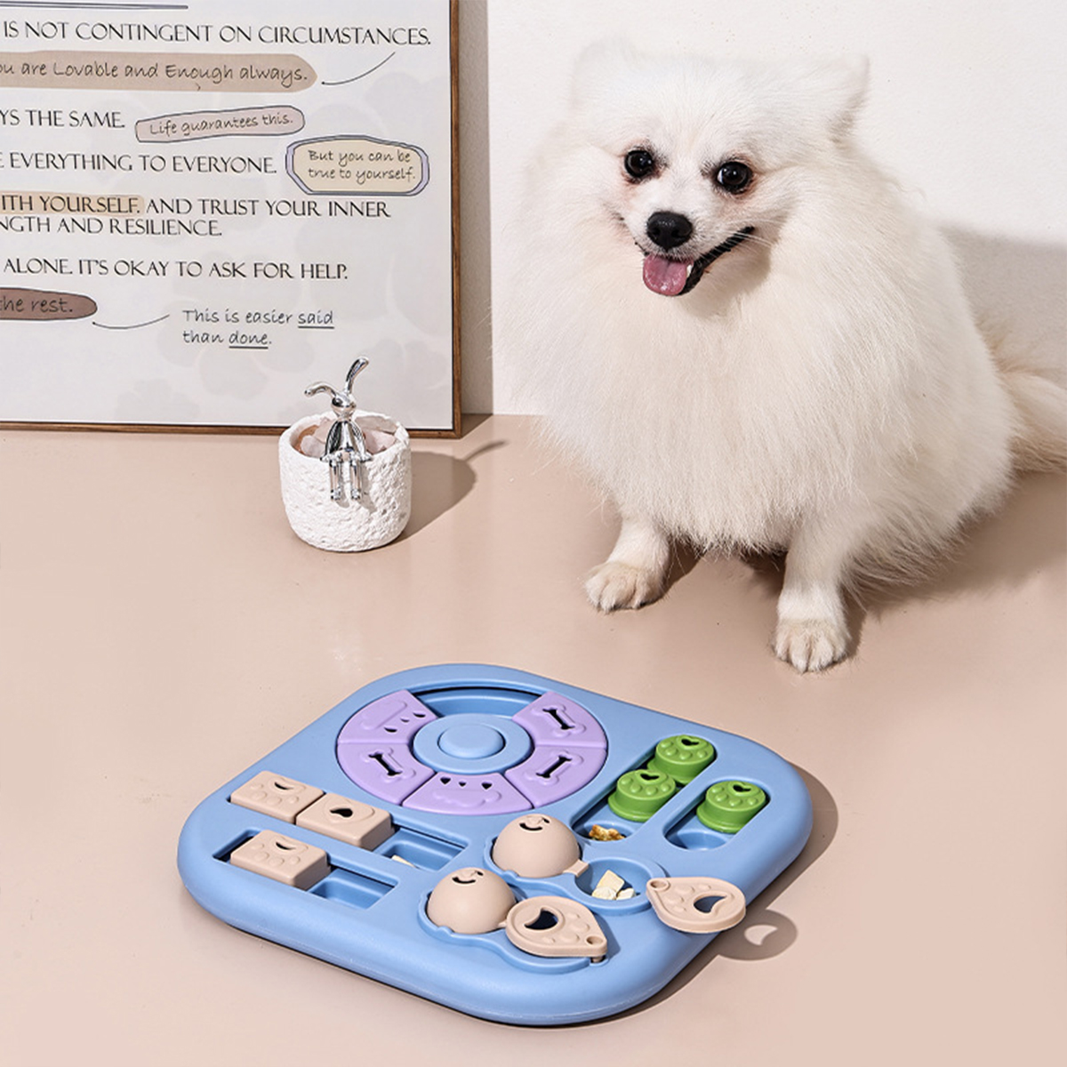 Interactive Dog Puzzle Toys Pl - مراجعة Dog Treat Puzzle Toy وسعره