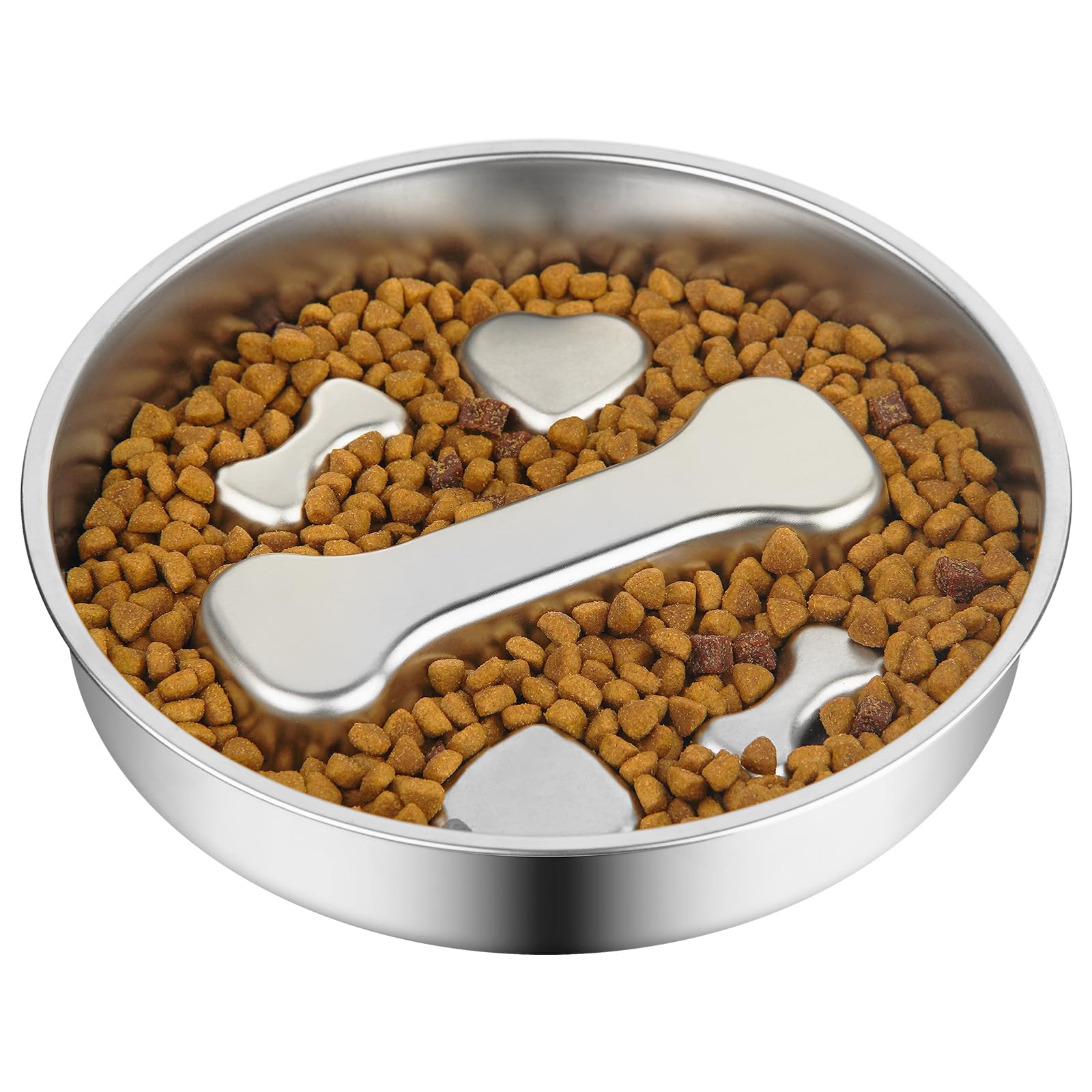 Slow Feeder Dog Bowl, Metal No - مراجعة Dog Treat Puzzle Toy وسعره