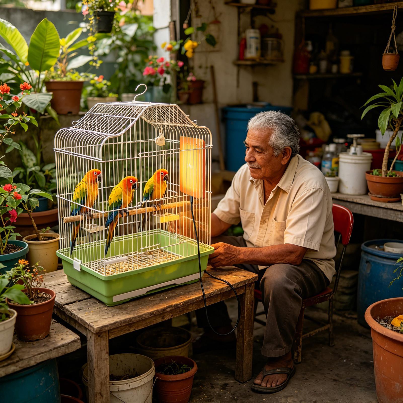 Bird Cage Heater Constant Temp - مراجعة Bird Cage Parrot وسعره