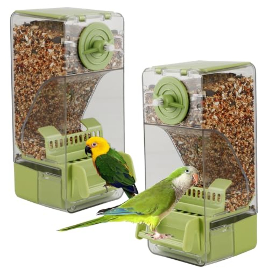 【Spot goods】Bird Feeder No Mes - مراجعة Bird Cage Parrot وسعره