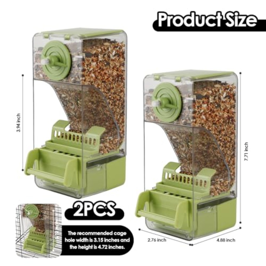【Spot goods】Bird Feeder No Mes - مراجعة Bird Cage Parrot وسعره