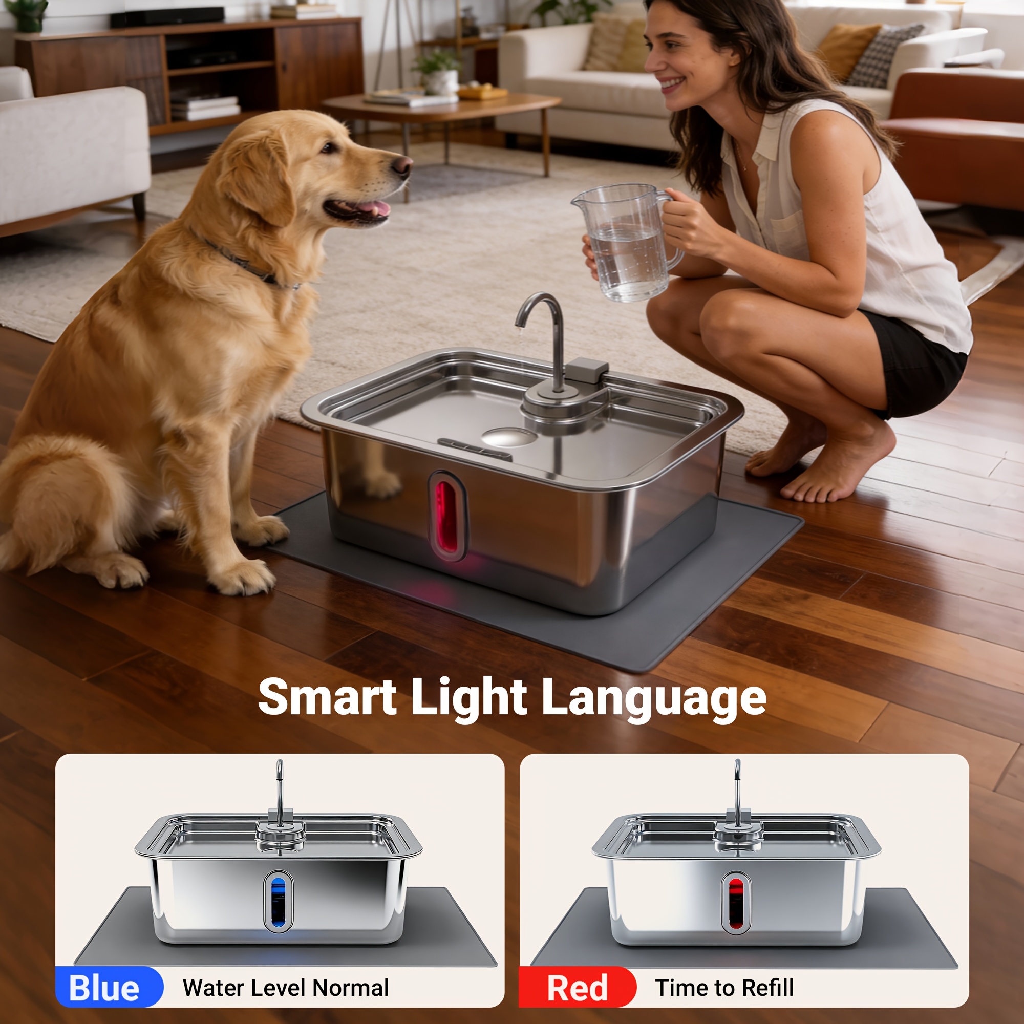 3.17gal/3.96gal/4.76gal Automa - مراجعة Cat Water Fountain Filter وسعره