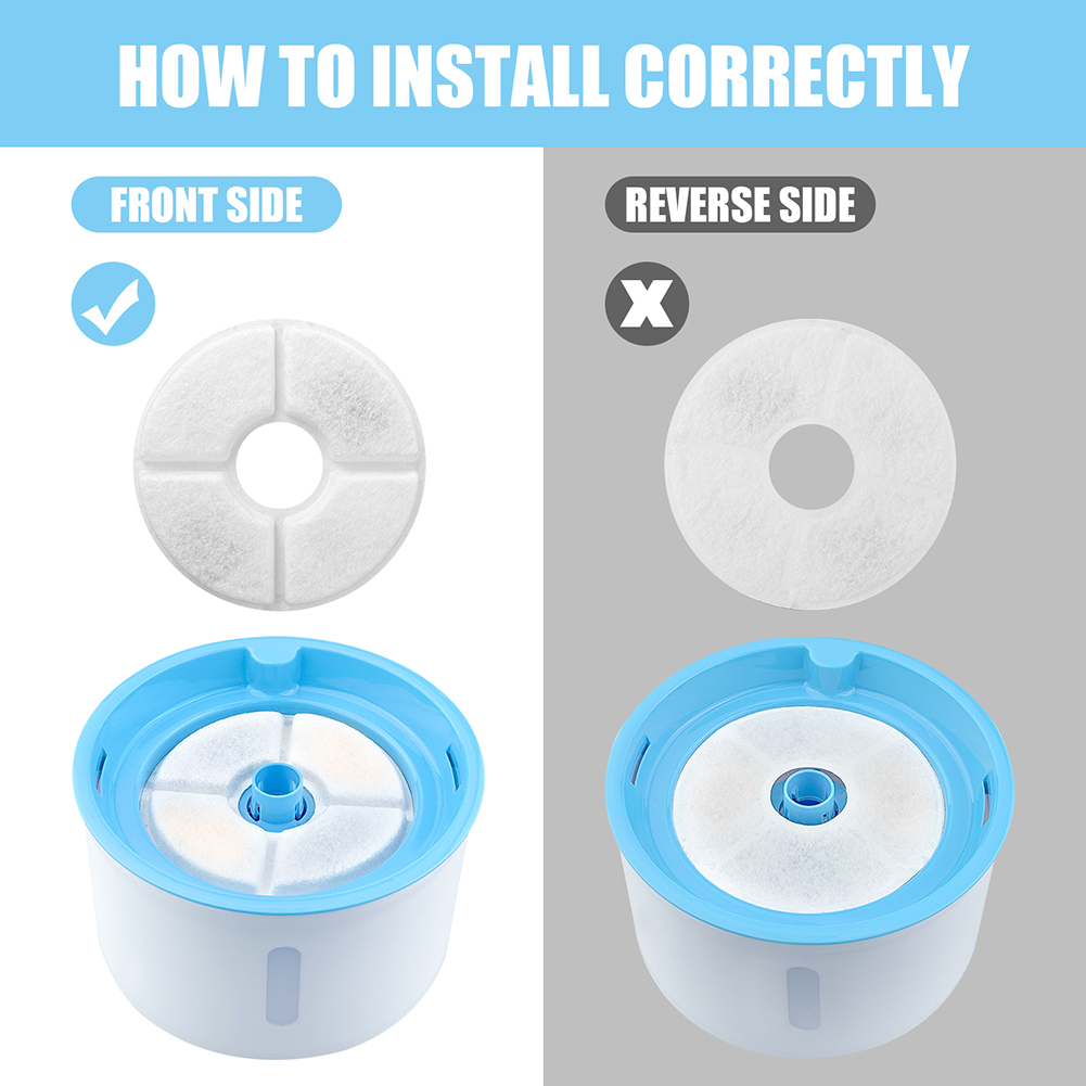 Replacement Filter For Cat Dog - مراجعة Cat Water Fountain Filter وسعره