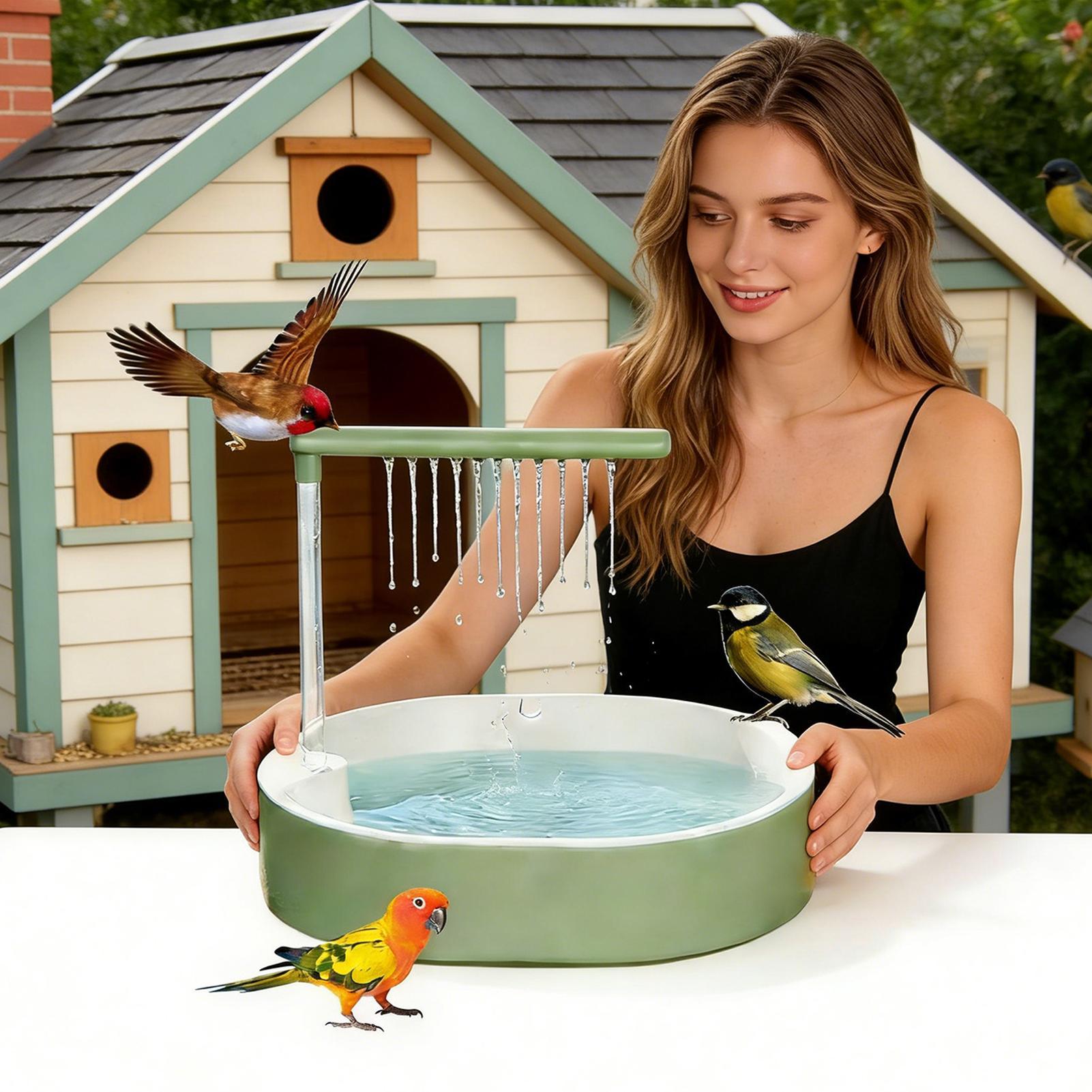 Parrot Bath Bird Cage Fountain - مراجعة Bird Cage Parrot وسعره