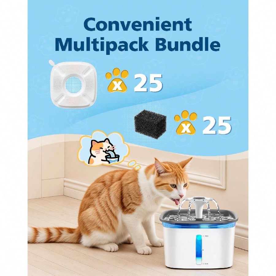 Cat Water Fountain Filters For - مراجعة Cat Water Fountain Filter وسعره
