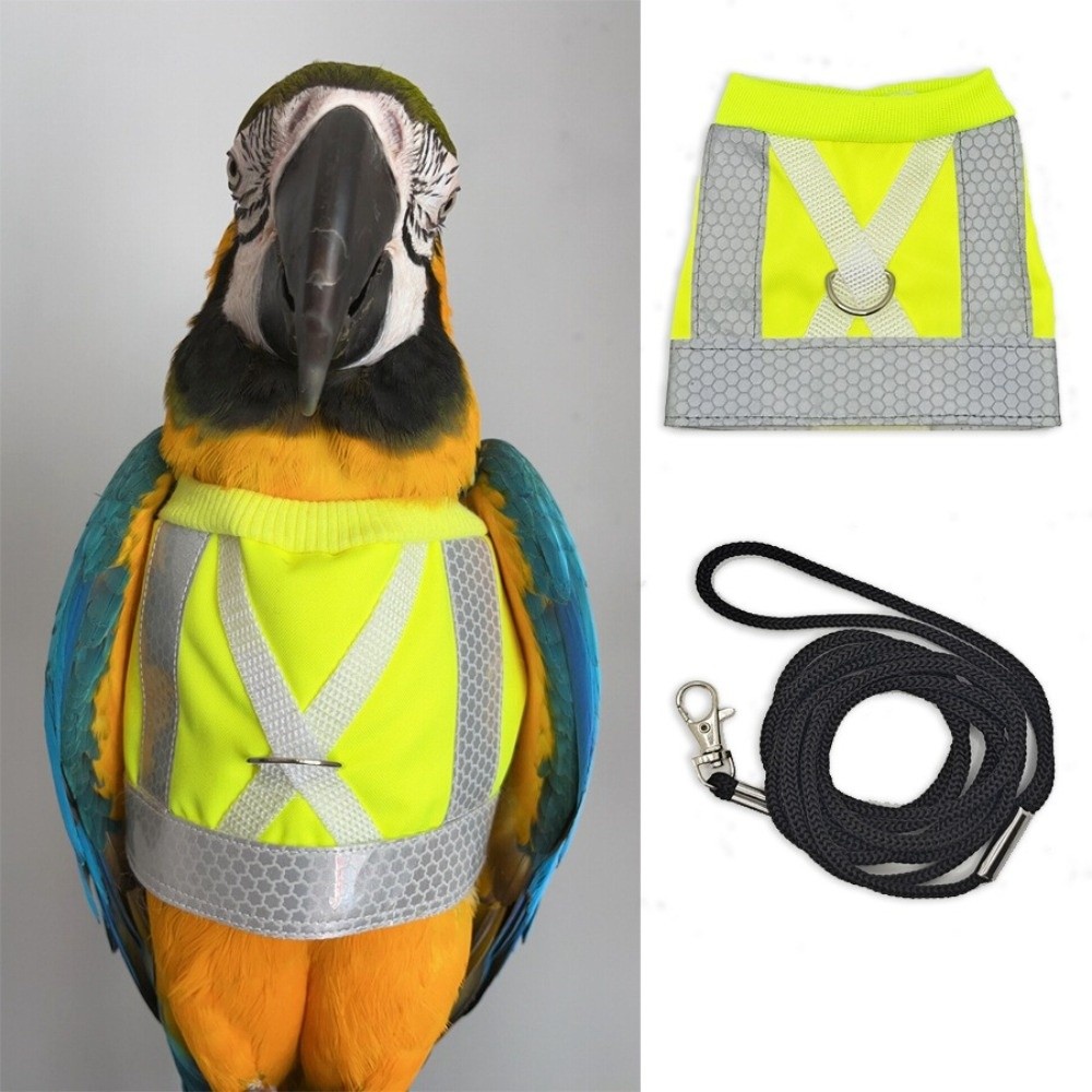 Parrot Vest Suit Adjustable Pa - مراجعة Bird Cage Parrot وسعره
