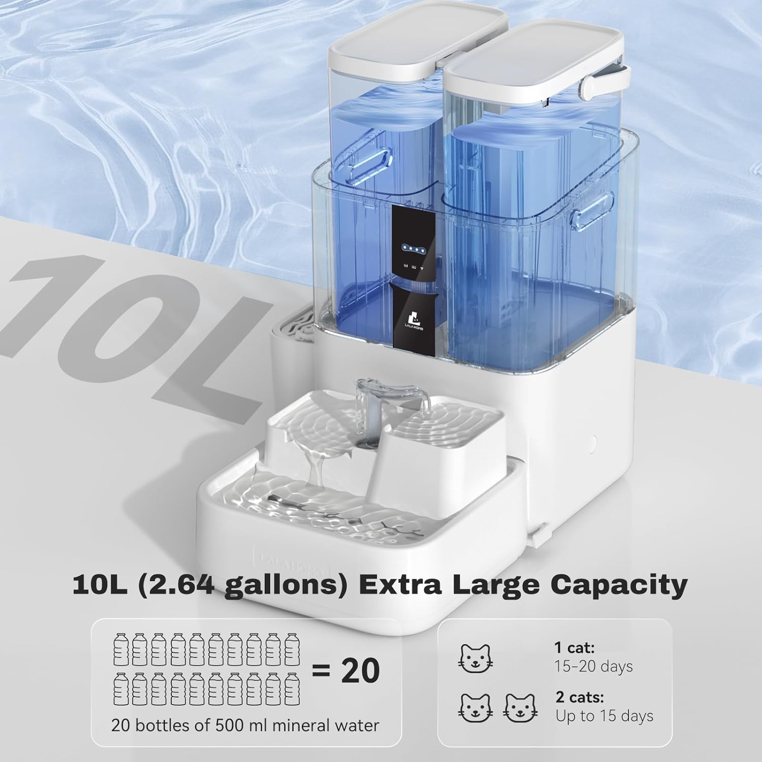 Automatic Cat Water Fountain 1 - مراجعة Cat Water Fountain Filter وسعره