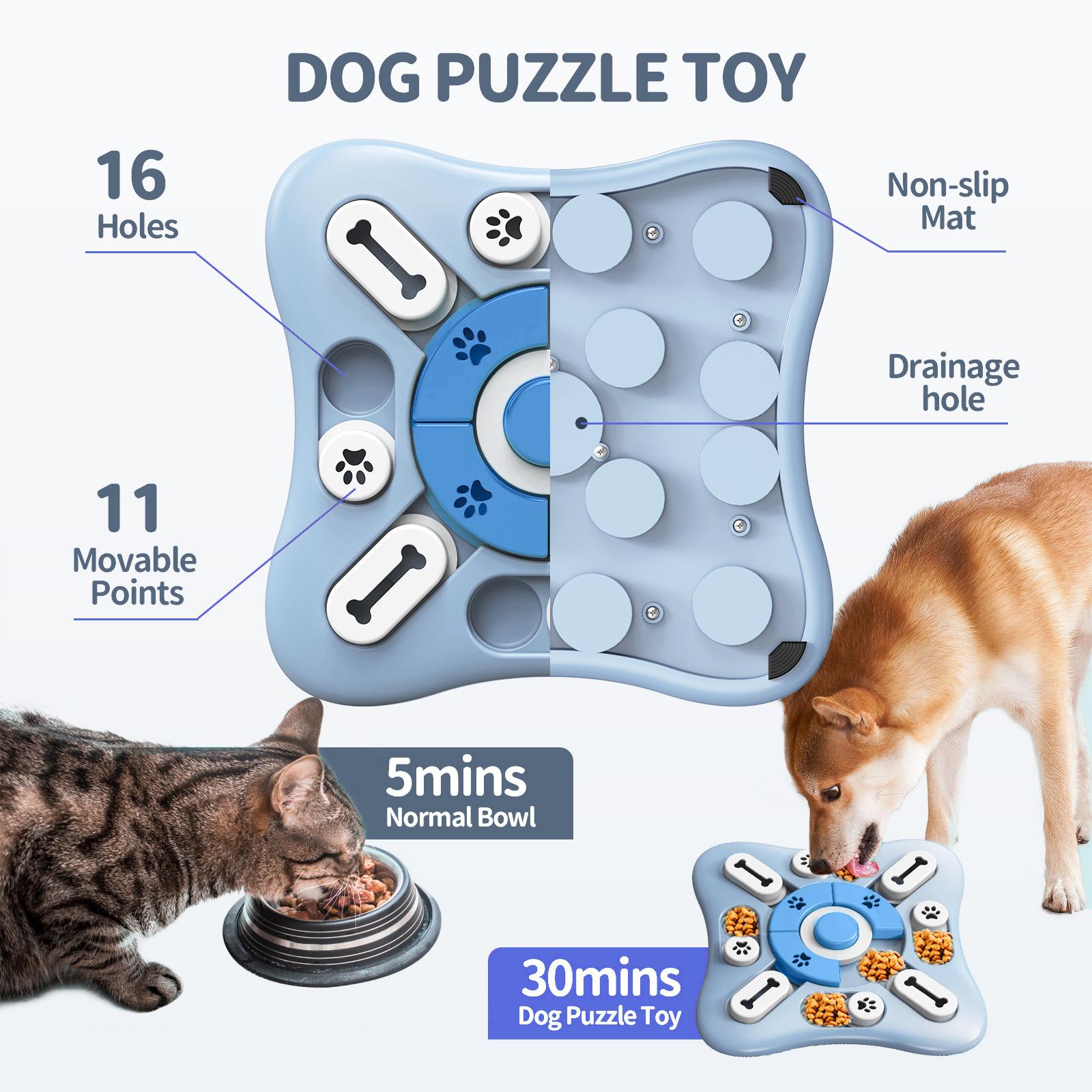 Dog Toys Slow Feeder Interacti - مراجعة Dog Treat Puzzle Toy وسعره