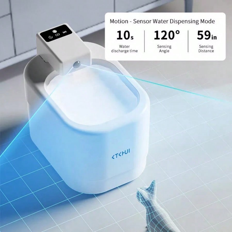 Smart Cat Water Fountain Autom - مراجعة Cat Water Fountain Filter وسعره